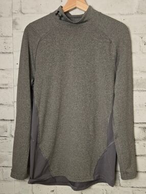 Under Armour HeatGear Fitted Long Sleeve Shirt Black LG Athletic